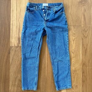 Everlane Cheeky Jean Crop 27 Button Fly